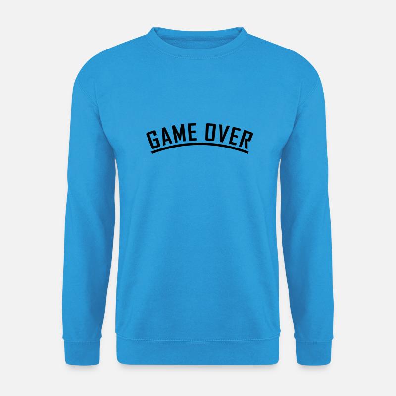 game over - Unisex Pullover - Meeresblau