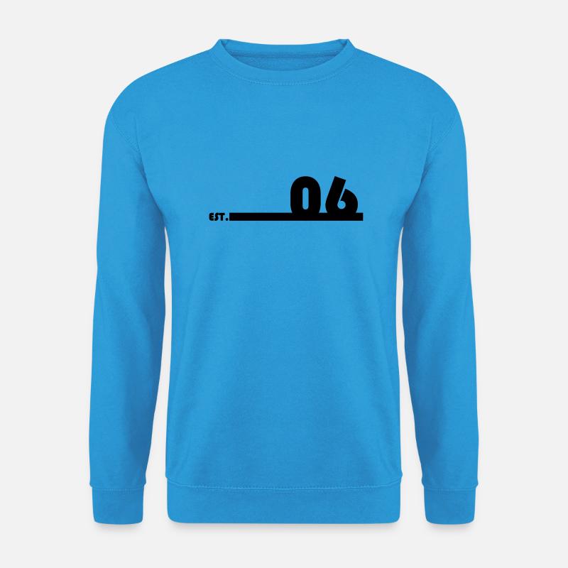 06_Black_Bauhaus93 - Unisex Pullover - Meeresblau