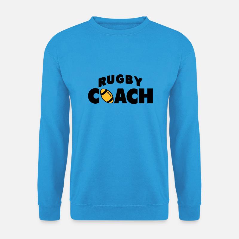 rugby coach - Unisex Pullover - Meeresblau