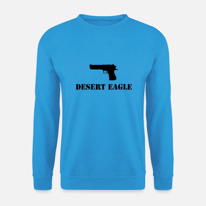 desert_eagle - Unisex Pullover - Meeresblau