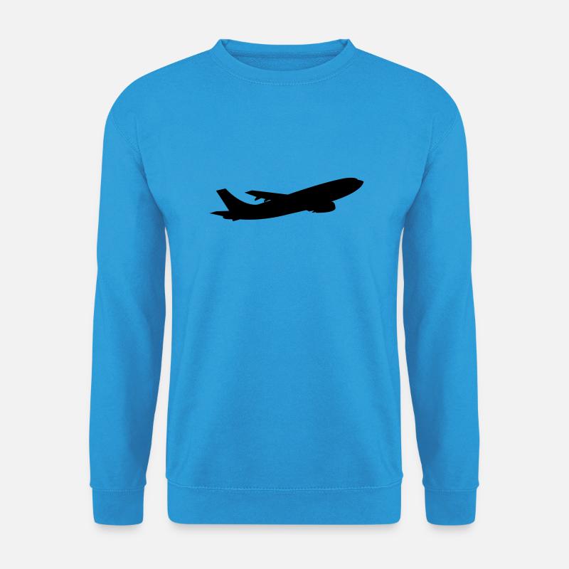 flugzeug - Unisex Pullover - Meeresblau
