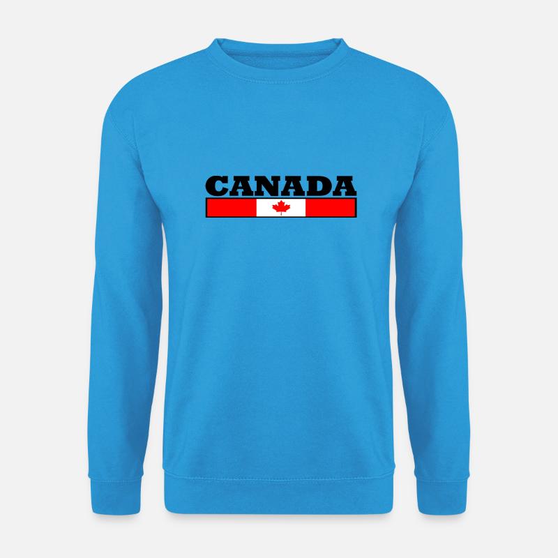 Canada Flagge - Unisex Pullover - Meeresblau