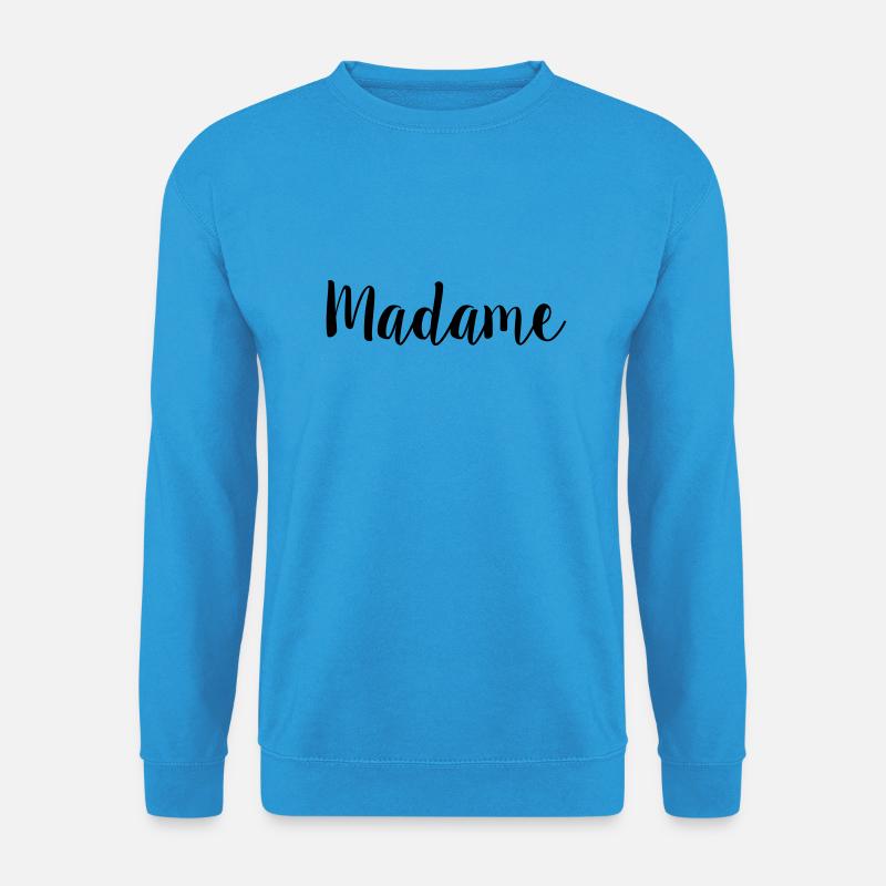 madame simple - Unisex Pullover - Meeresblau