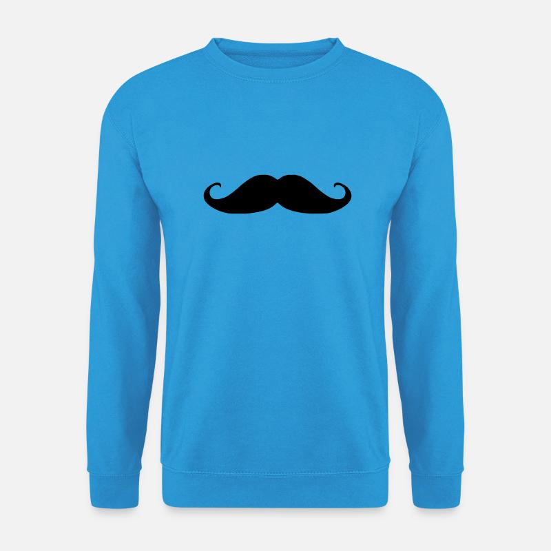 Moustache - Unisex Pullover - Meeresblau
