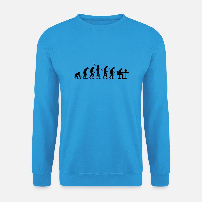 Evolution - Sweat-shirt Unisexe - bleu mer