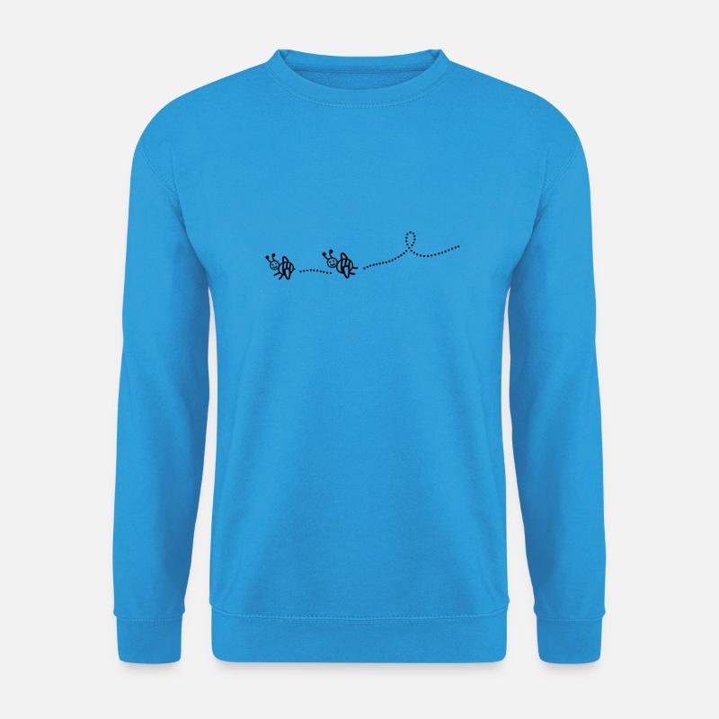 2 Bienen - Unisex Pullover - Meeresblau