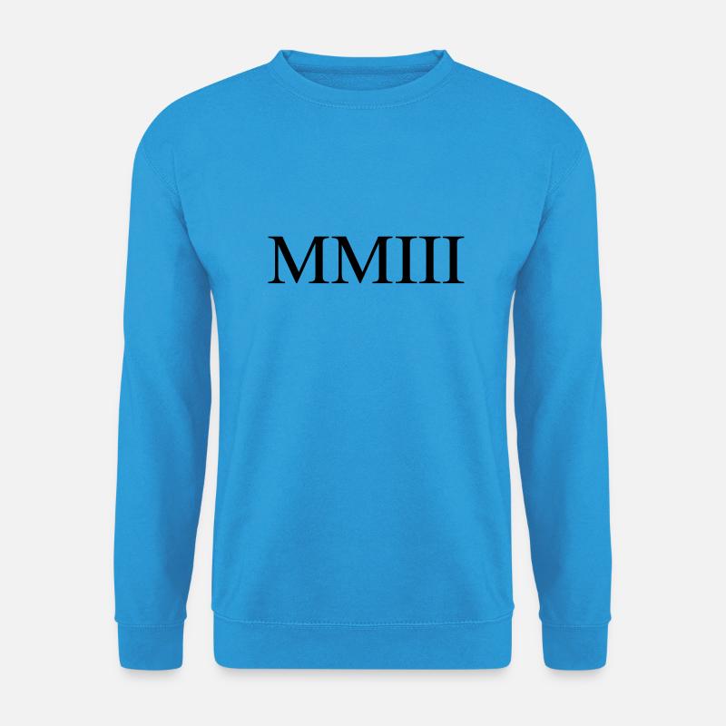 2003 - Unisex Pullover - Meeresblau