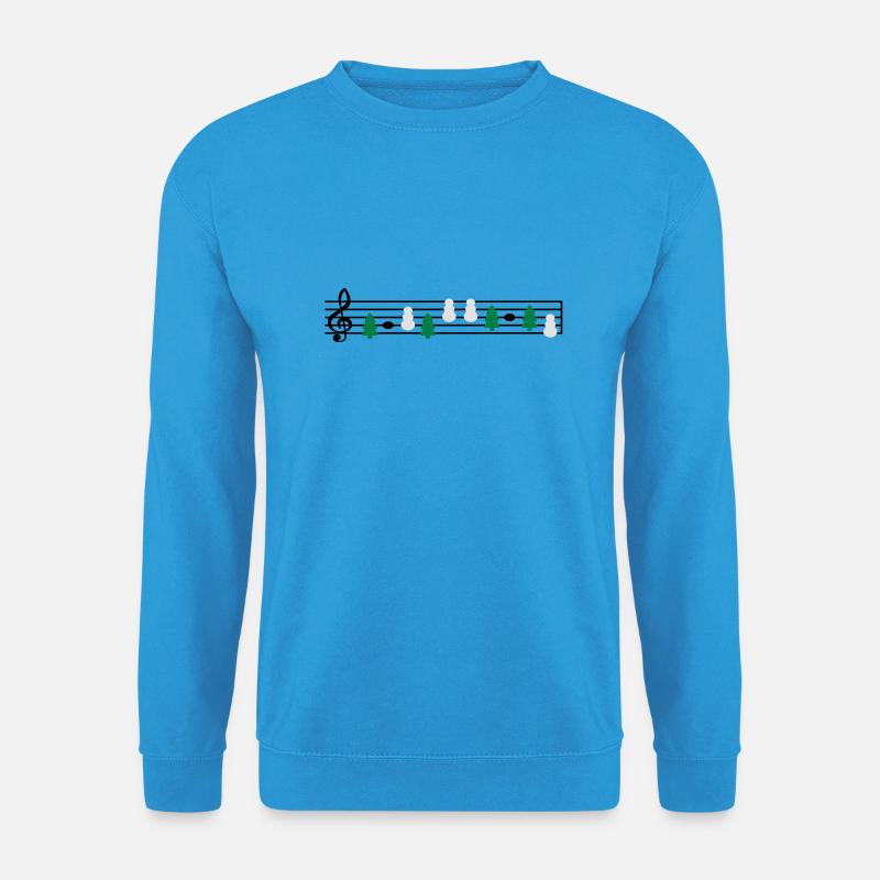 Weihnachten Weihnachtslied - Unisex Pullover - Meeresblau
