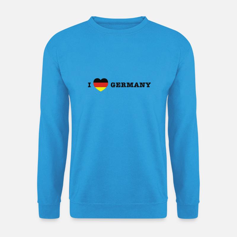 germany deutschland - Unisex Pullover - Meeresblau
