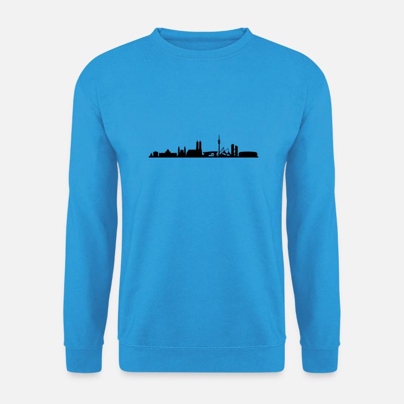 Skyline - München 2018 - Unisex Pullover - Meeresblau