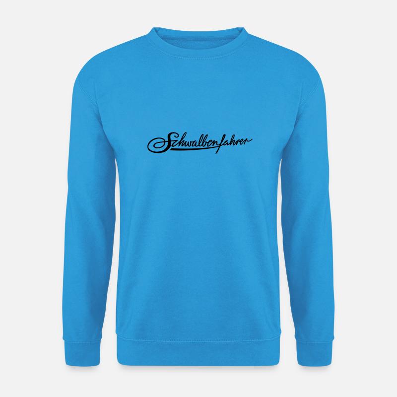 Schwalbenfahrer-Tasche - Unisex Pullover - Meeresblau