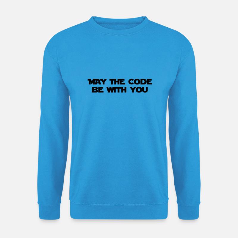 Informatique / Geek / Développeur / Code / Drôle - Sweat-shirt Unisexe - bleu mer