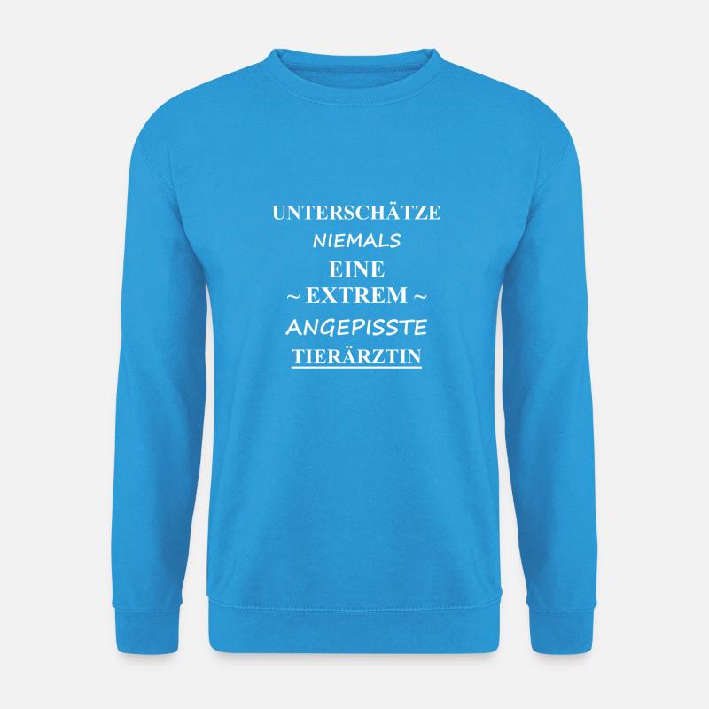 TIERÄRZTIN - Unisex Pullover - Meeresblau