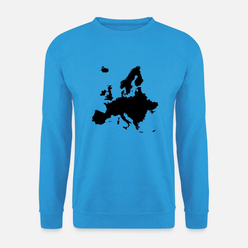 Europa - Unisex Pullover - Meeresblau