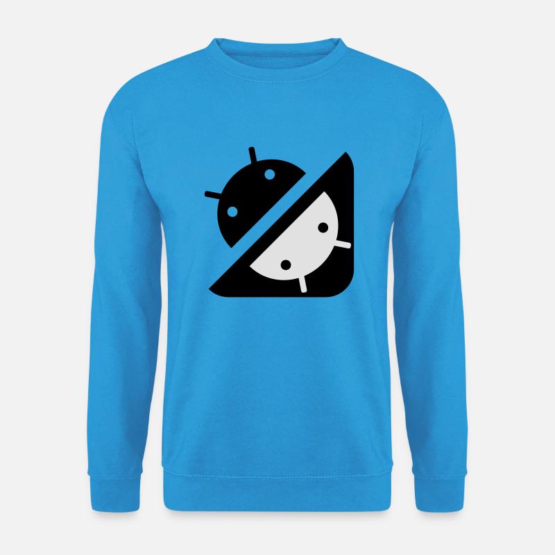 Ying Yang - Droid - Unisex Pullover - Meeresblau