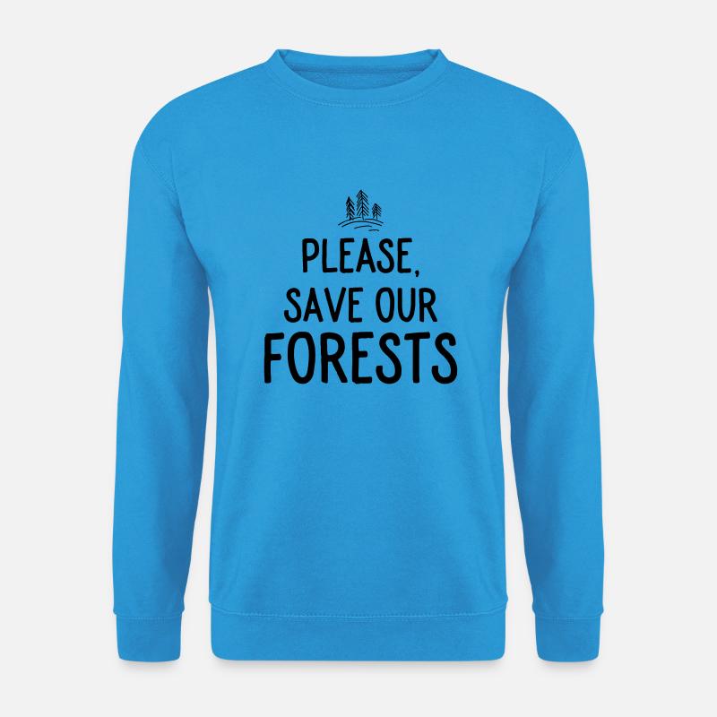 Naturschutz - Unisex Pullover - Meeresblau