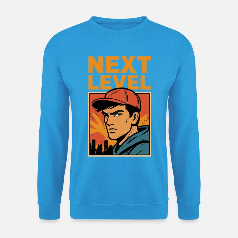 Next Level Retro Helden - Unisex Pullover - Meeresblau