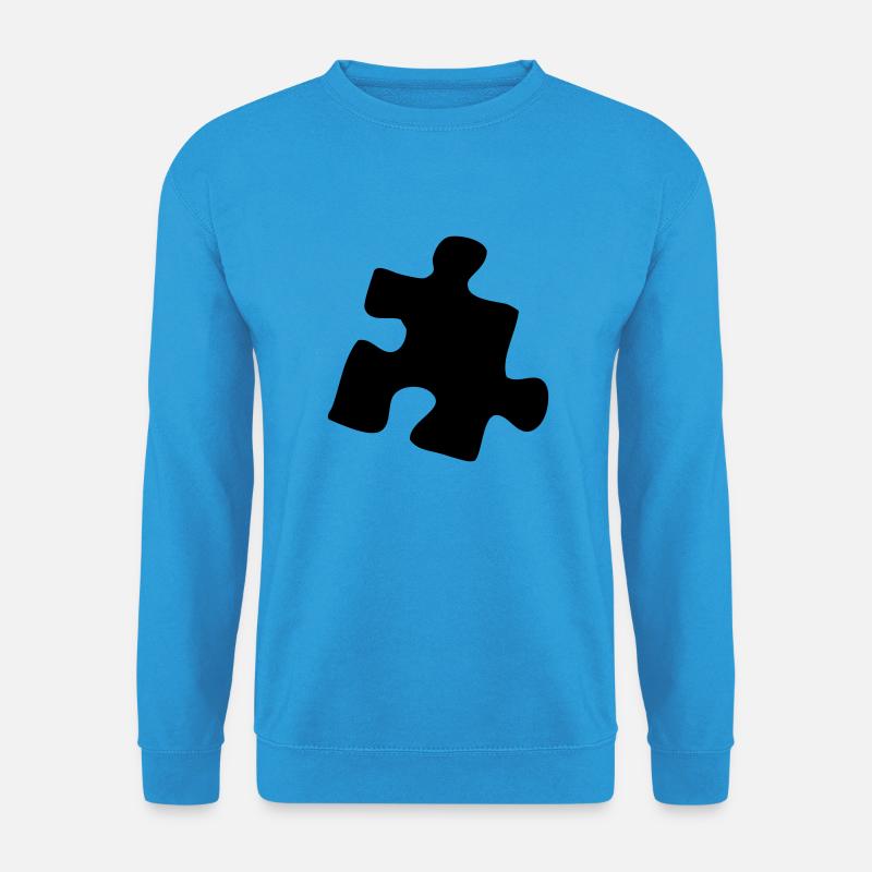 puzzle - Unisex Pullover - Meeresblau
