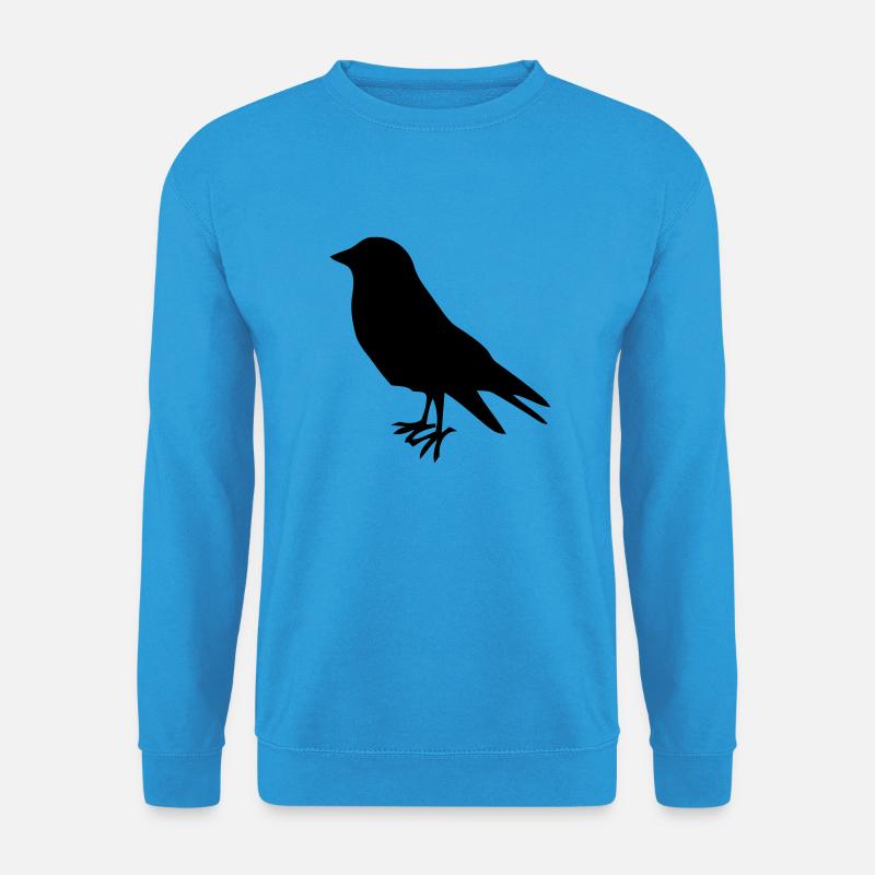 früher vogel bird vögel - Unisex Pullover - Meeresblau