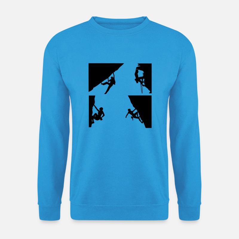 Klettern - Unisex Pullover - Meeresblau