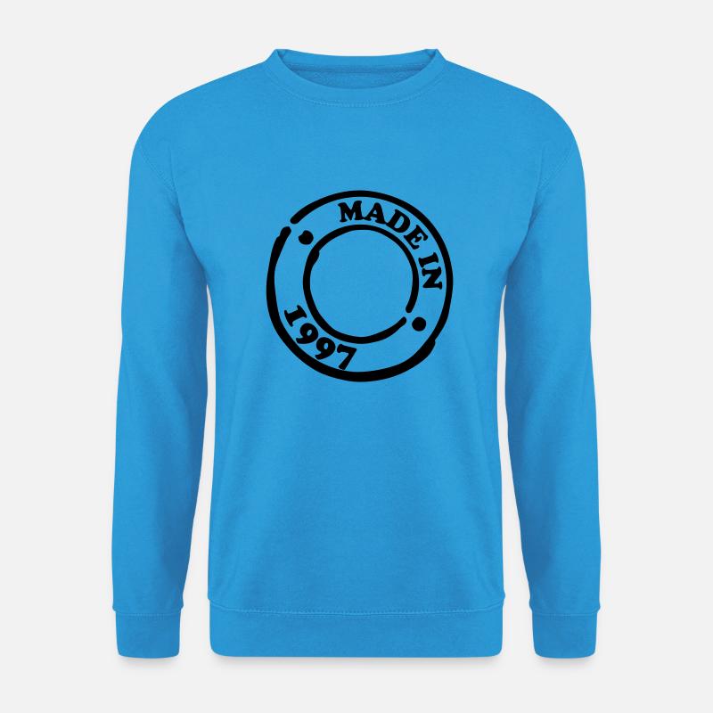 made_in_1997__f1 - Unisex Pullover - Meeresblau