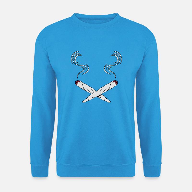 kiffen joints design - Unisex Pullover - Meeresblau