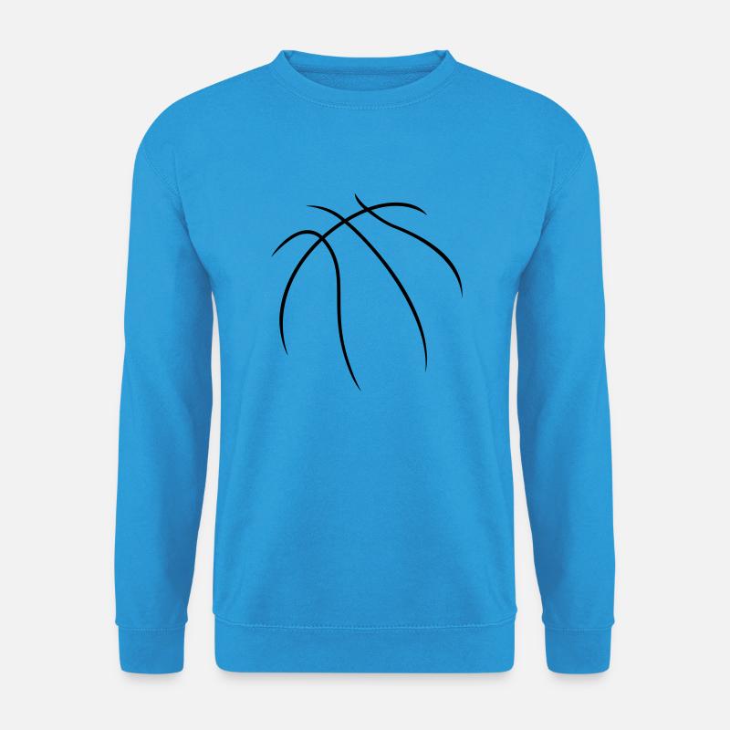 Basketball Outline - Unisex Pullover - Meeresblau