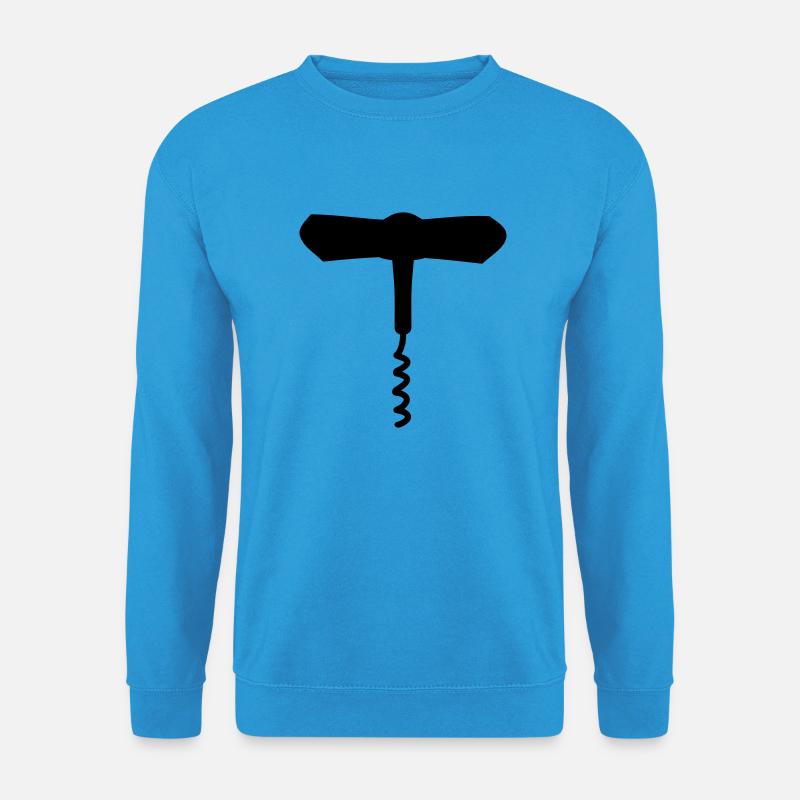 Korkenzieher - Unisex Pullover - Meeresblau