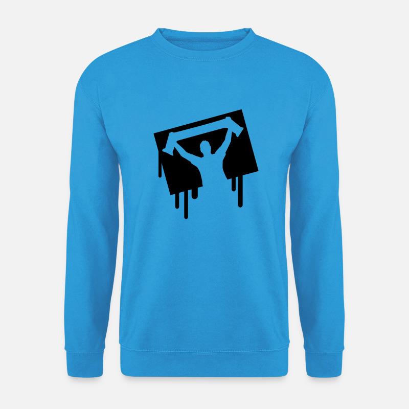 fan___f1 - Unisex Pullover - Meeresblau