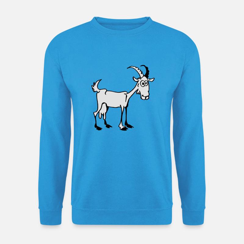 Ziege - Unisex Pullover - Meeresblau
