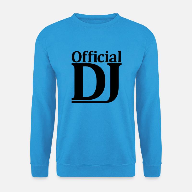 Text Official DJ - Unisex Pullover - Meeresblau