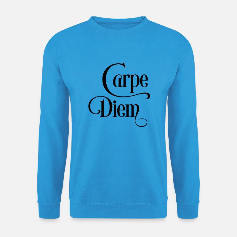 Carpe Diem - Unisex Pullover - Meeresblau