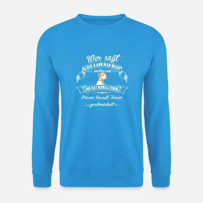 PARSON RUSSELL TERRIER Glück - Unisex Pullover - Meeresblau
