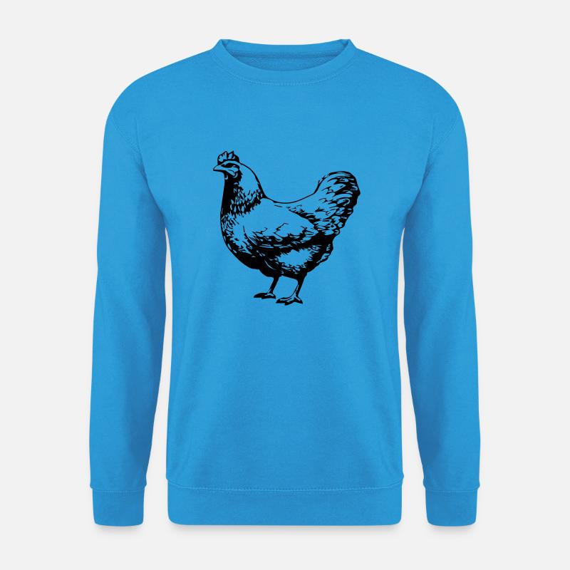 chicken - Unisex Pullover - Meeresblau