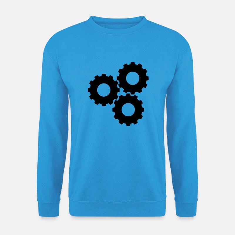 Zahnrad - Unisex Pullover - Meeresblau