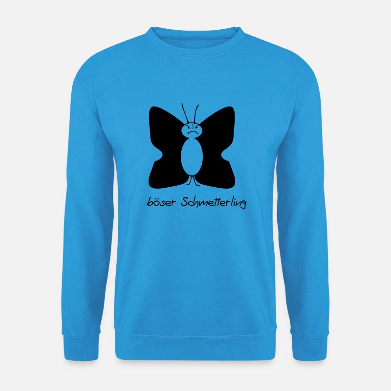 böser Schmetterling - Unisex Pullover - Meeresblau