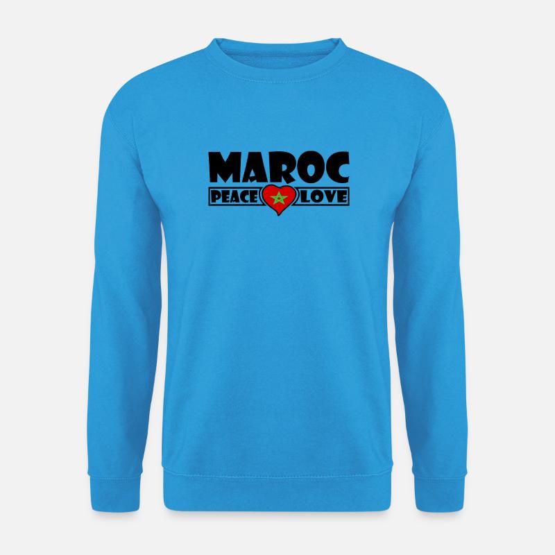 Marokko - Unisex Pullover - Meeresblau