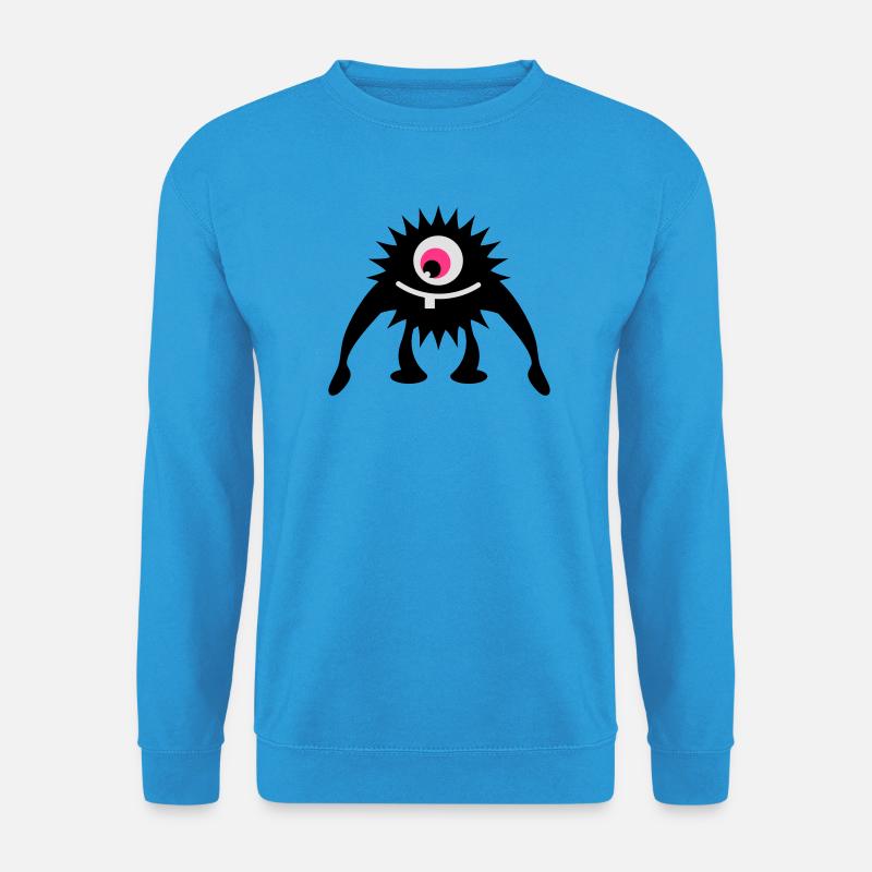 kleines einäugiges Monster - Unisex Pullover - Meeresblau