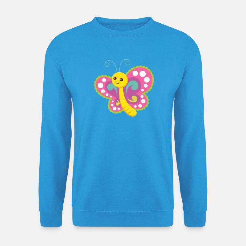 Schmetterling - Unisex Pullover - Meeresblau