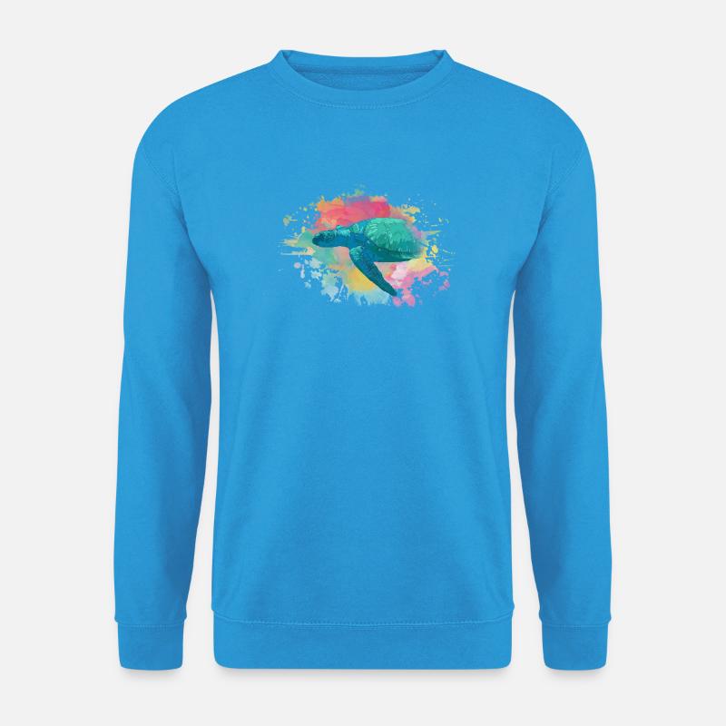 Schildkröte - Unisex Pullover - Meeresblau
