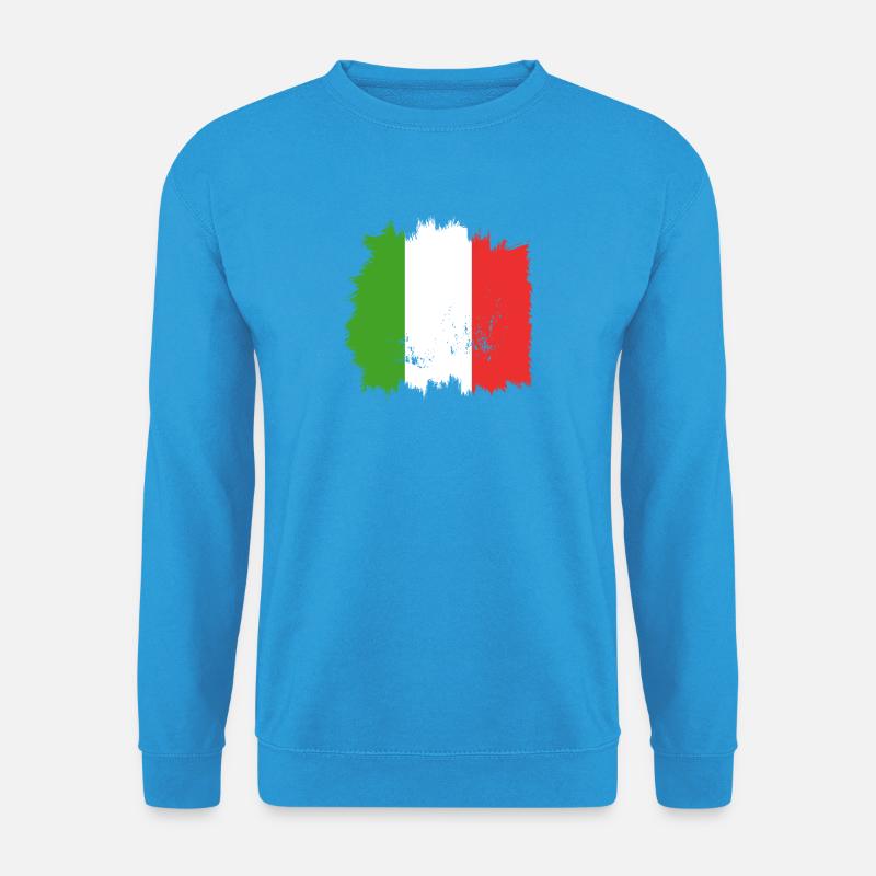 Italien Flagge - Unisex Pullover - Meeresblau