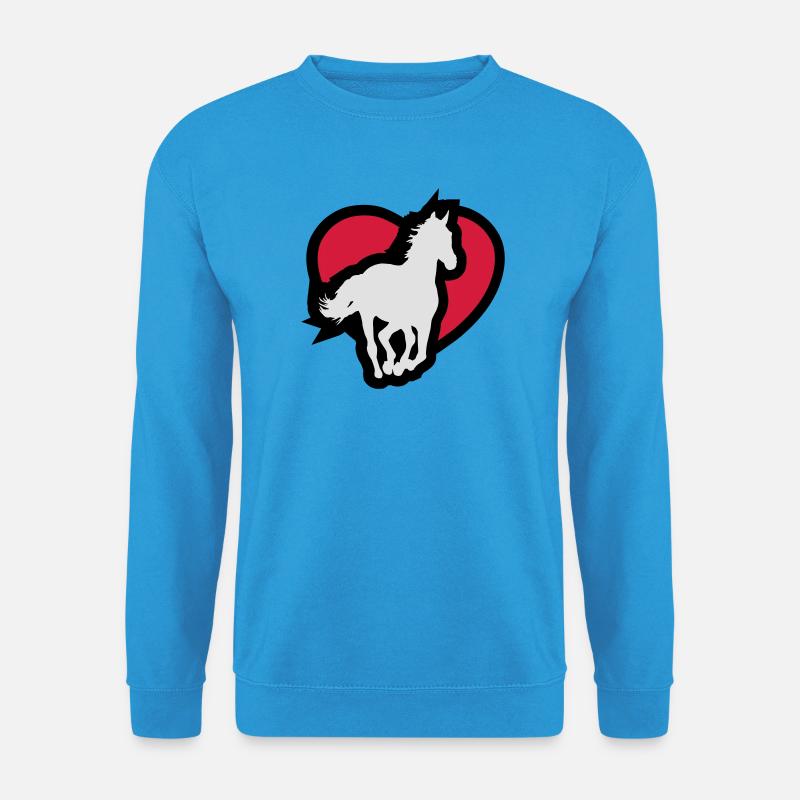Ein pferd - Unisex Pullover - Meeresblau