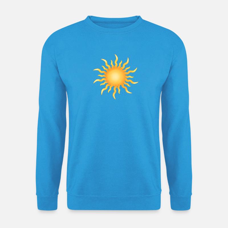 Sonne - Unisex Pullover - Meeresblau