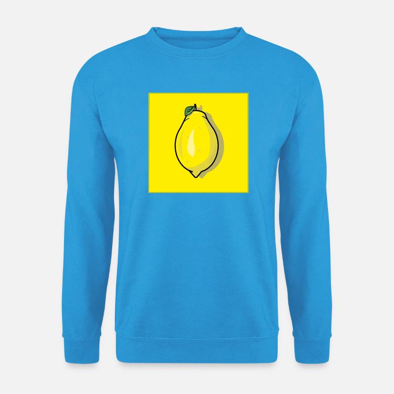 Zitrone Zitrone - Unisex Pullover - Meeresblau