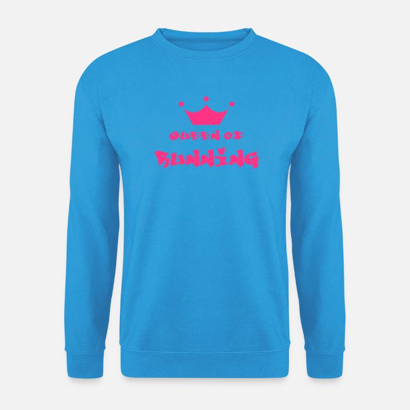 Laufen / Running / Jogging / Joggen / Marathon - Unisex Pullover - Meeresblau