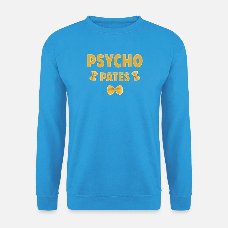 Design Pasta Psycho Fun - Unisex Pullover - Meeresblau