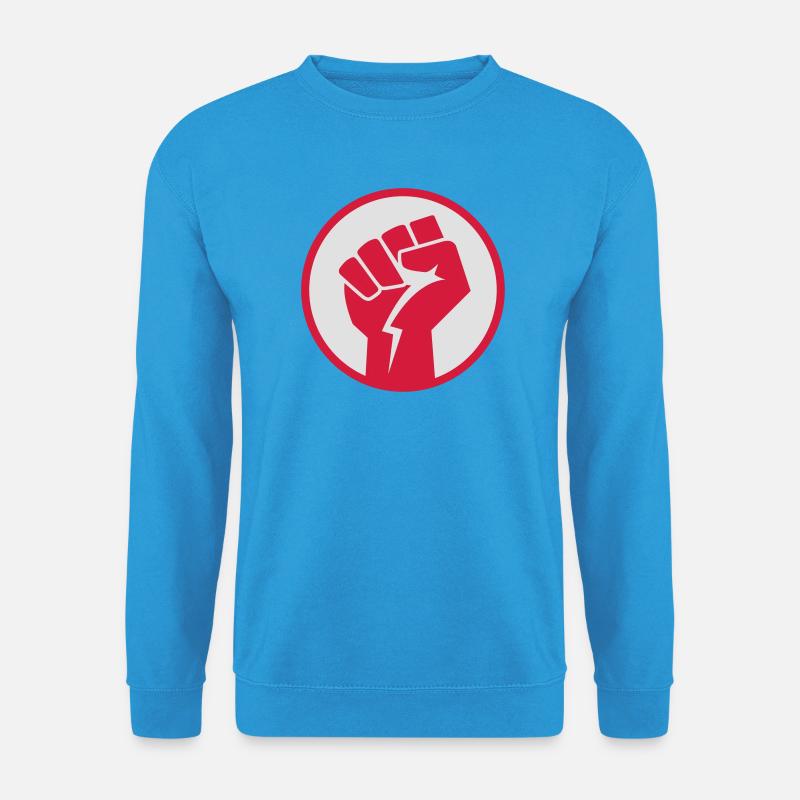kampfsport power faust - Unisex Pullover - Meeresblau