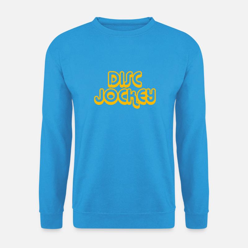 DISC JOCKEY - Unisex Pullover - Meeresblau