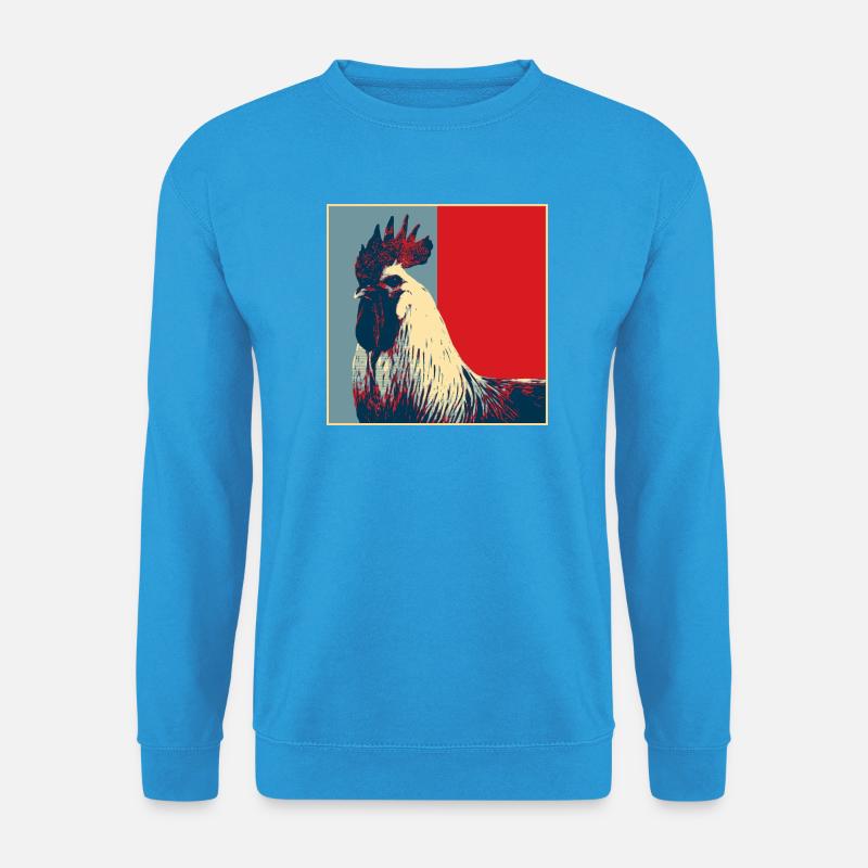 Hahn - Unisex Pullover - Meeresblau