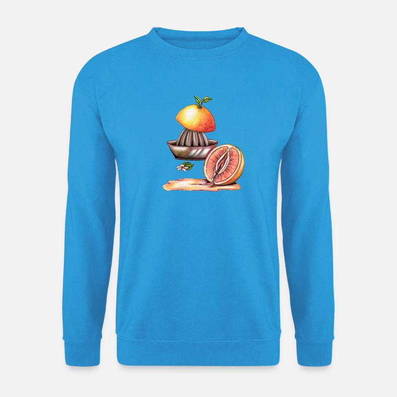 Vulva Grapefruit - Unisex Pullover - Meeresblau